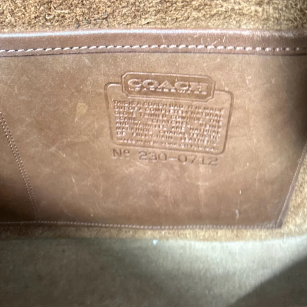 Coach Embassy Leather Briefcase (British Tan)